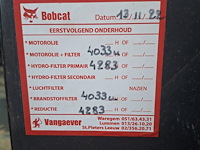 Graafmachine bobcat - afbeelding 8 van  16