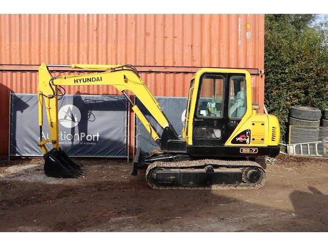 Graafmachine hyundai r55-7 diesel 40kw 2010 - afbeelding 1 van  1