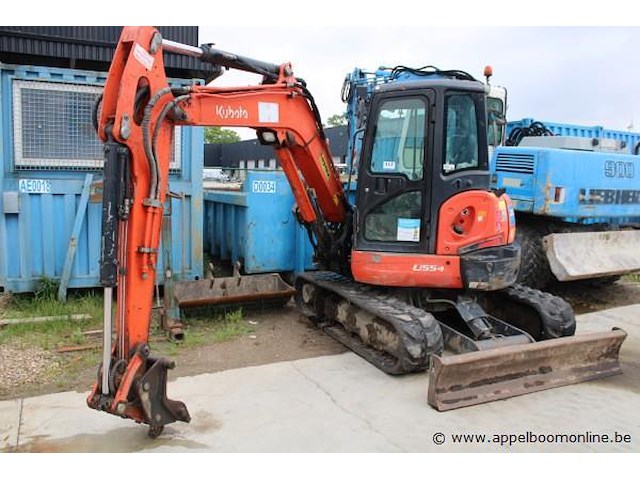 Graafmachine kubota u5s-4, bj 2011, serienummer 50751, olielek - afbeelding 1 van  7