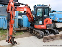 Graafmachine kubota u5s-4, bj 2011, serienummer 50751, olielek