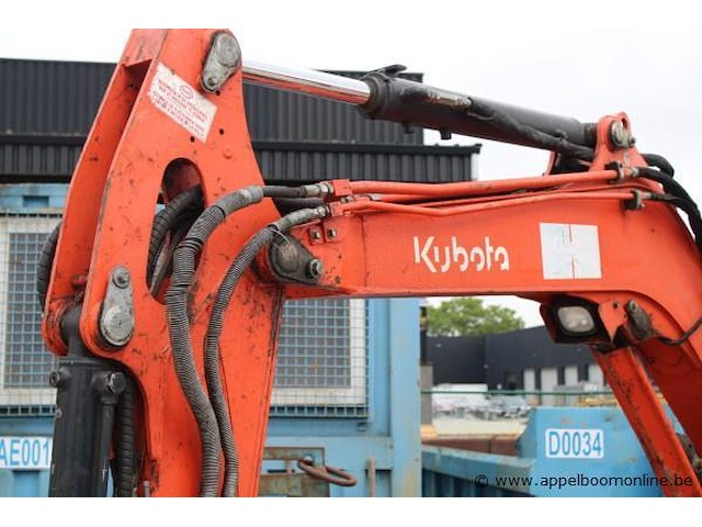 Graafmachine kubota u5s-4, bj 2011, serienummer 50751, olielek - afbeelding 3 van  7
