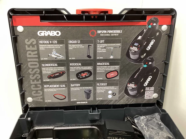 Grabo accu - elektrische draagbare vacuümzuiger - handgereedschap + koffer - afbeelding 6 van  7