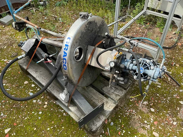 Graco husky 515 membraanpomp (2x) - afbeelding 1 van  6