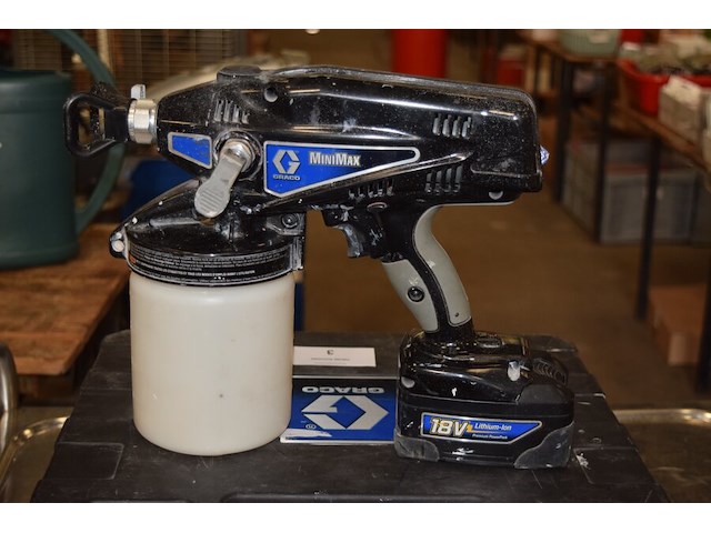 Graco verfspuit op batterij 18v zonder lader - afbeelding 5 van  8