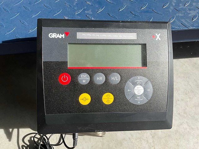 Gram k3x vloerweegschaal - afbeelding 2 van  7