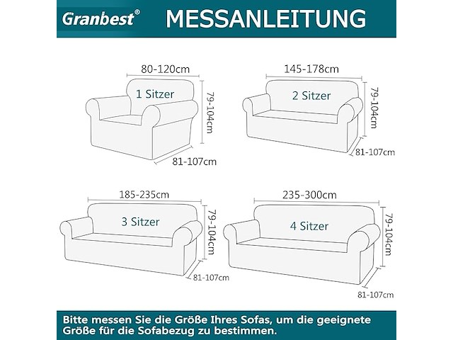 Granbest sofa cover - afbeelding 3 van  4