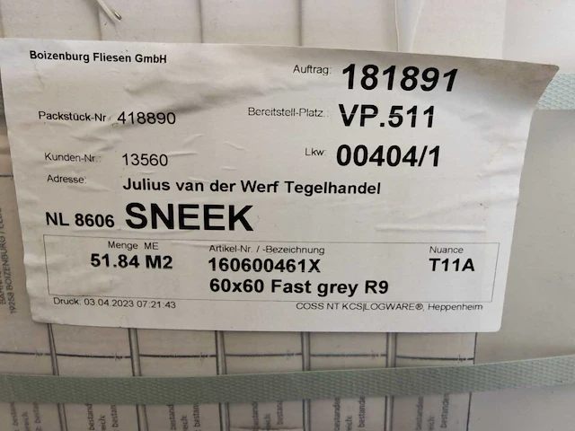 Grandeur fast grey 60x60 cm tegel 29,52 m² - afbeelding 6 van  7