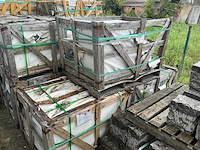 Graniet gevlamd natuursteen tuintegel ca. 42,24m2 - afbeelding 3 van  4