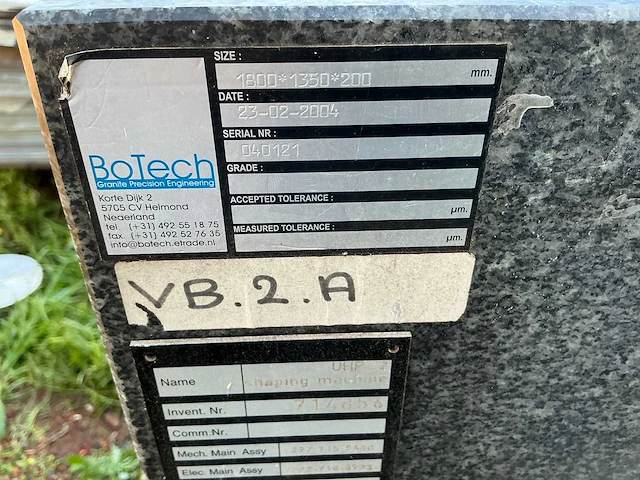 Granieten testblok - afbeelding 5 van  5