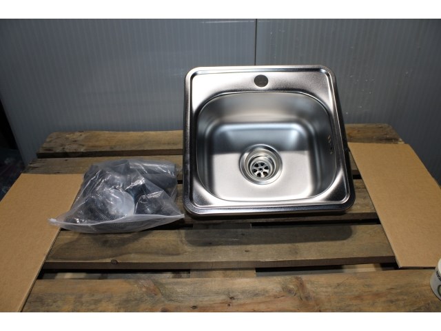 Granitan spoelbak met sifonset - afbeelding 2 van  6