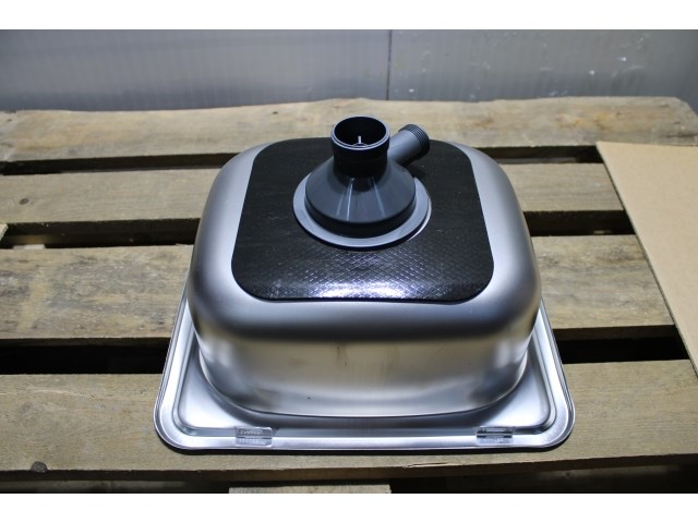 Granitan spoelbak met sifonset - afbeelding 5 van  6