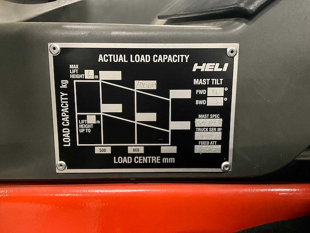 Grant handling rrb6 reach truck - afbeelding 5 van  14