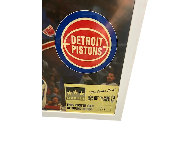 Grant hill - official nba - 1994 - poster 56 x 88 cm. - afbeelding 3 van  3