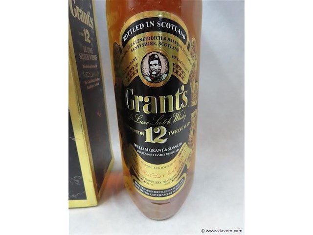 Grant's 12 years old de luxe scotch whisky - afbeelding 4 van  7