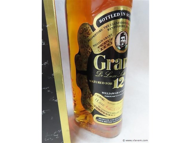 Grant's 12 years old de luxe scotch whisky - afbeelding 5 van  7