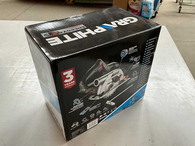 Graphite 58g023 cirkelzaagmachine 165mm 18v li-ion - afbeelding 3 van  3