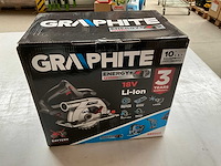 Graphite 58g023 cirkelzaagmachine 165mm 18v li-ion - afbeelding 1 van  2