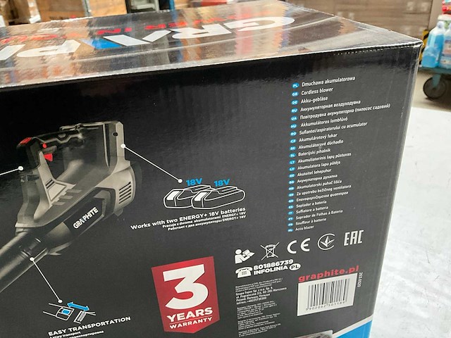 Graphite 58g044 bladblazer 36v li-ion - afbeelding 5 van  7