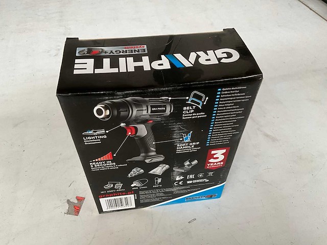 Graphite 58g082 hetelucht pistool zonder accu - afbeelding 3 van  4