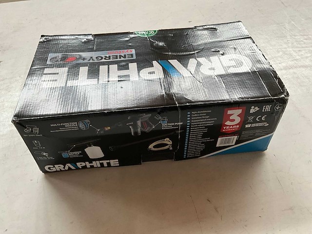 Graphite 58g083 hogedrukreiniger 18v li-ion, accu niet meegeleverd - afbeelding 3 van  5