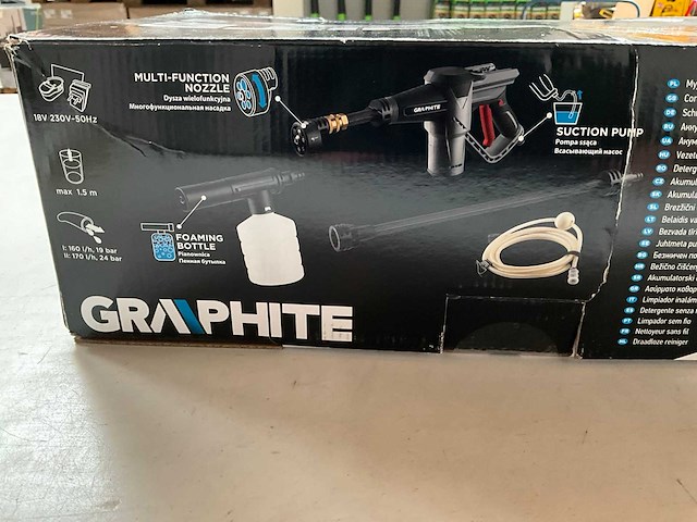 Graphite 58g083 hogedrukreiniger 18v li-ion, accu niet meegeleverd - afbeelding 4 van  5