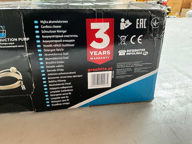 Graphite 58g083 hogedrukreiniger 18v li-ion, accu niet meegeleverd - afbeelding 5 van  5