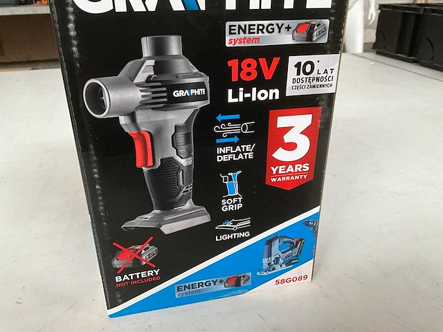 Graphite 58g089 draadloze pomp zonder accu (2x) - afbeelding 2 van  4