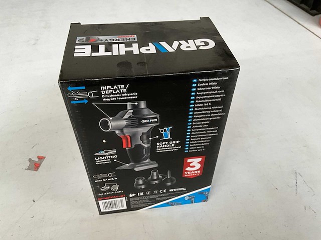 Graphite 58g089 draadloze pomp zonder accu (2x) - afbeelding 3 van  4