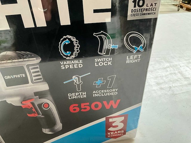 Graphite 58g726 boormachine 650w - afbeelding 1 van  2