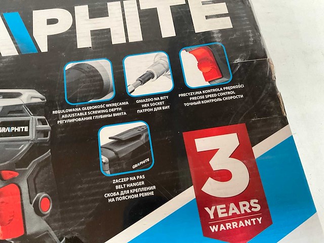 Graphite 58g794 elektrische schroefmachine 520w - afbeelding 5 van  5