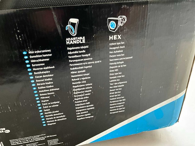 Graphite 58g867 boorhamer 1700w hex - afbeelding 4 van  4