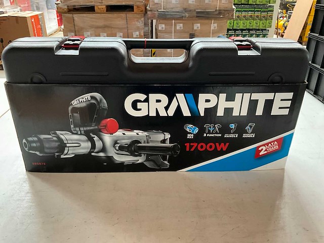 Graphite 58g878 elektrische boorhamer sds max 1700w - afbeelding 1 van  6