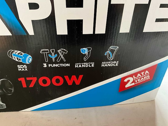 Graphite 58g878 elektrische boorhamer sds max 1700w - afbeelding 3 van  6