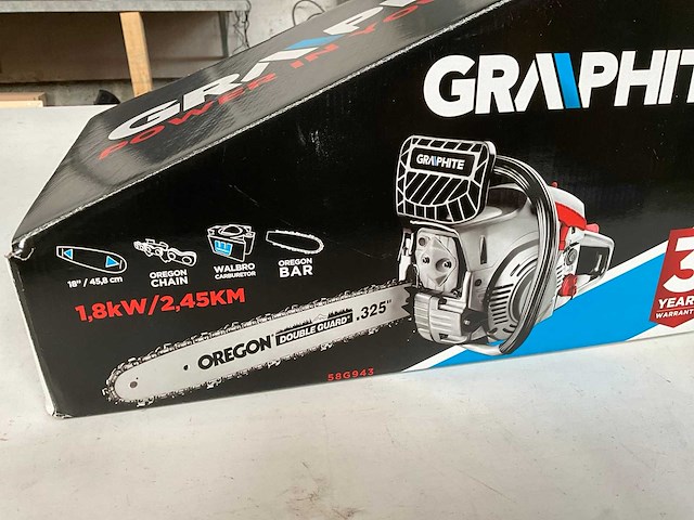 Graphite 58g943 benzine kettingzaag - afbeelding 2 van  5
