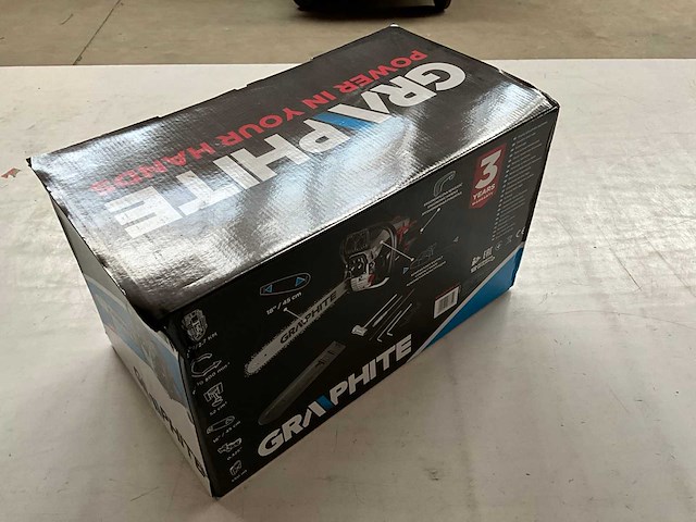 Graphite 58g954 benzine kettingzaag 2kw/2,7km - afbeelding 4 van  7