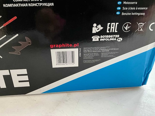 Graphite 58g954 benzine kettingzaag 2kw/2,7km - afbeelding 6 van  7