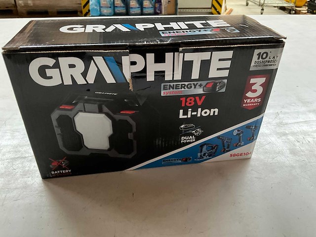 Graphite 58ge104 internet radio 18v li-ion - afbeelding 1 van  4