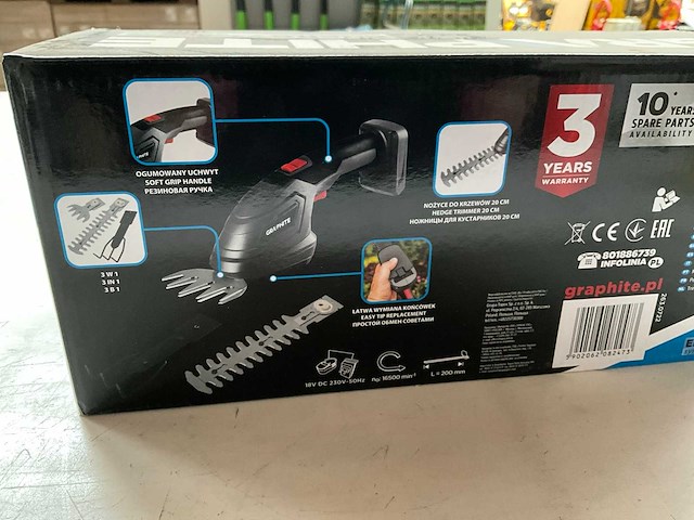 Graphite 58ge119 accu grasschaar 18v li-ion - afbeelding 3 van  4