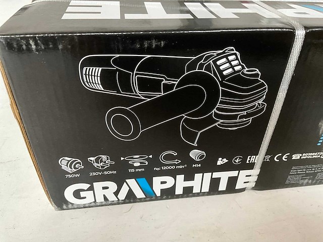 Graphite 59g063 haakse slijper 750w - afbeelding 4 van  4