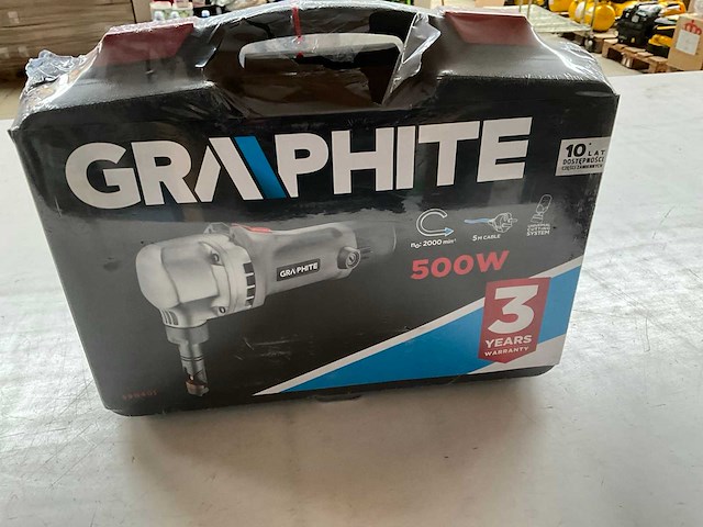 Graphite 59g401 knabbelschaar/platenschaar 500w in koffer - afbeelding 1 van  6