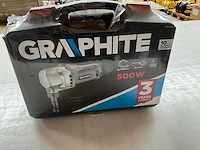 Graphite 59g401 knabbelschaar/platenschaar 500w in koffer - afbeelding 1 van  6