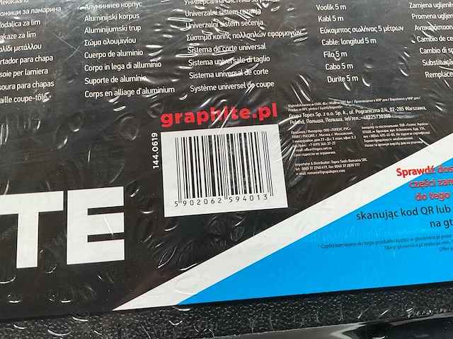 Graphite 59g401 knabbelschaar/platenschaar 500w in koffer - afbeelding 3 van  4