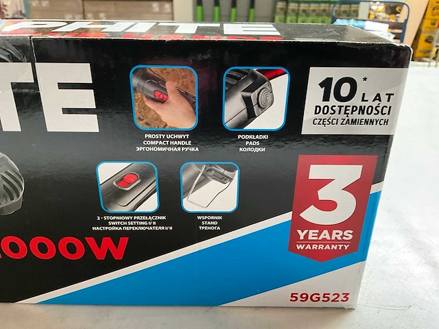 Graphite 59g523 hete lucht pistool 2000w - afbeelding 2 van  4