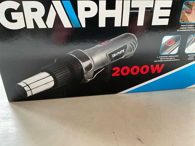 Graphite 59g523 hete lucht pistool 2000w - afbeelding 2 van  6