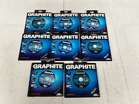 Graphite diverse slijpschijven 200 mm (8x)