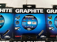 Graphite diverse slijpschijven 200 mm (8x) - afbeelding 4 van  10