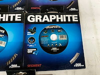 Graphite diverse slijpschijven 200 mm (8x) - afbeelding 6 van  10