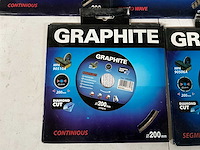 Graphite diverse slijpschijven 200 mm (8x) - afbeelding 9 van  10