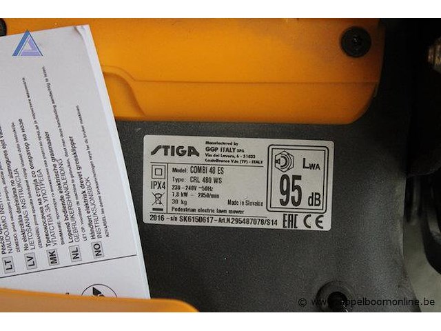 Grasmaaier - stiga combi 48es - afbeelding 2 van  3
