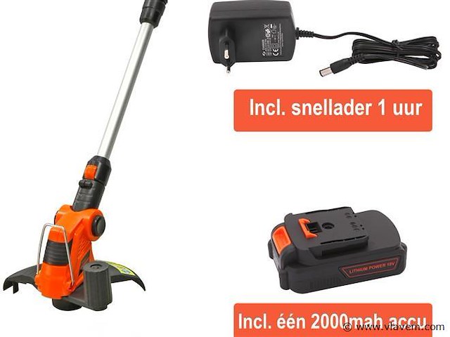Grastrimmer 18 volt - afbeelding 2 van  5